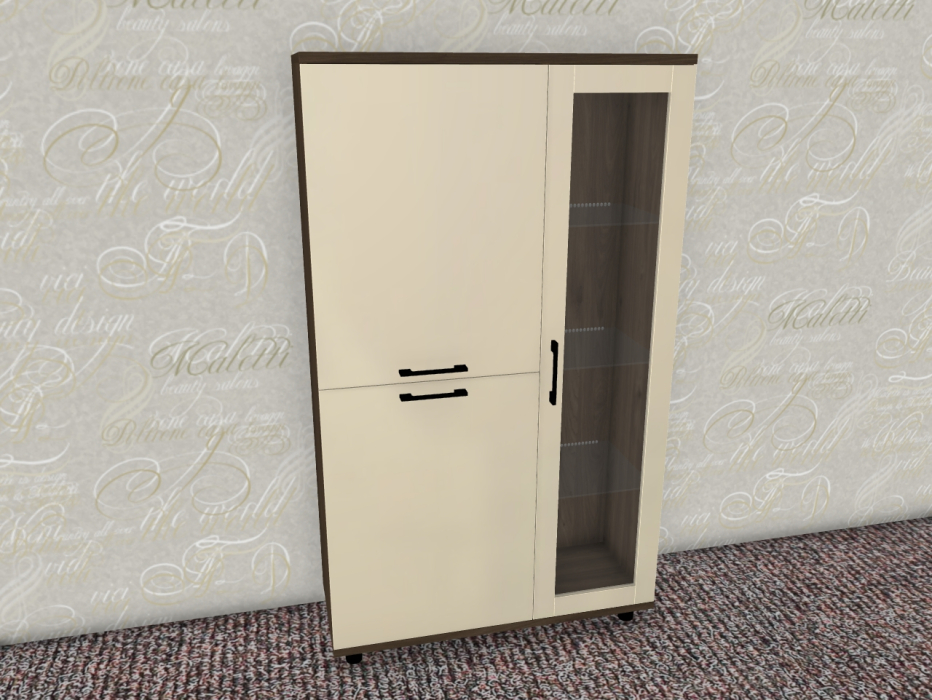 Шкафы распашные, Модульная система Грейс Шкаф ШК-5082  Гикори Джексон Темный