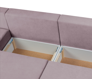 Диван модульный со спальным местом Мэдисон П-образный