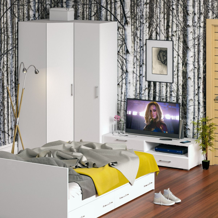 Спальные гарнитуры, Мебель для спальни Стандарт № 4 с кроватью 1400 с ящиками