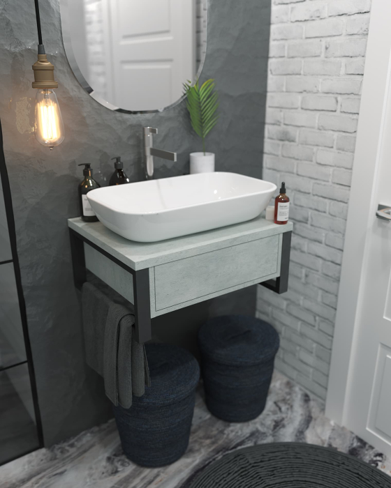Ванная, Тумба 1Marka GRUNGE LOFT 60П