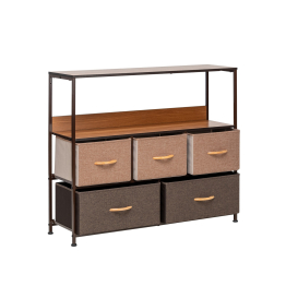 Комод  Локи 5 ящиков с полкой