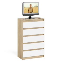 Узкий комод пять ящиков Мори МК700.5