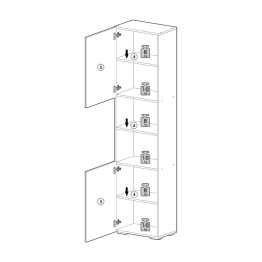 Пенал открытый Вирола ПО-500