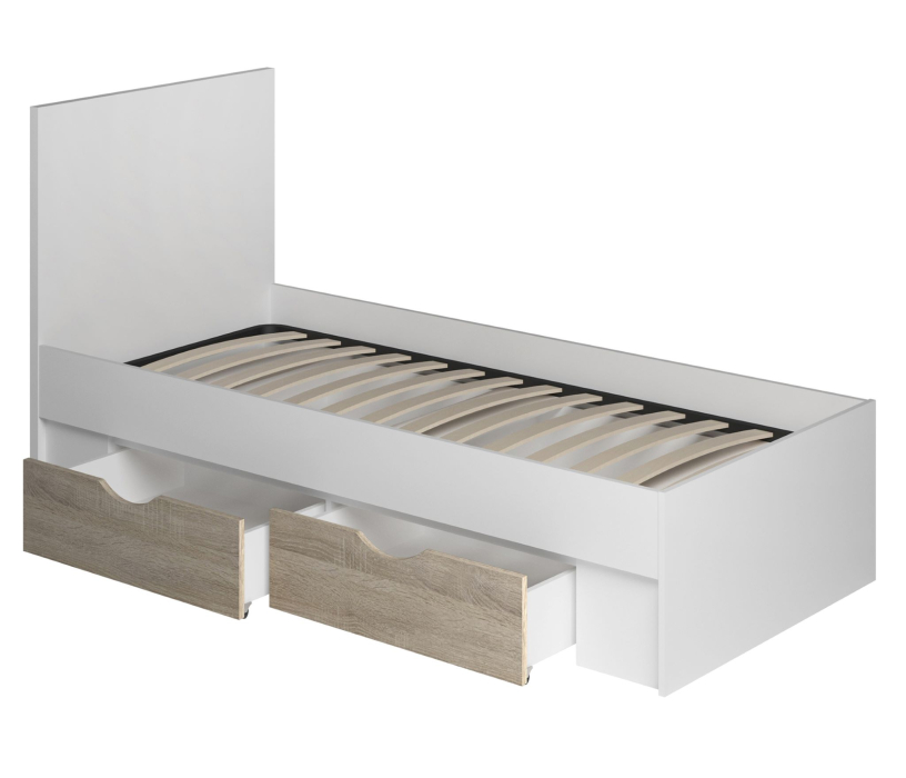 Кровати одноярусные, Кровать Фреш с ящиками КРФР 1-Я 900