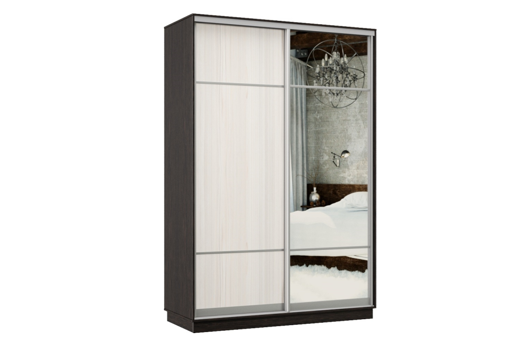 Шкафы-купе, Шкаф-купе Премьер Лайт 11 (08;11) двухдверный