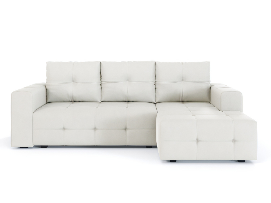 Диваны угловые в гостиную, Диван-кровать угловой Прадо, еврокнижка, велюр