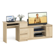 Домашние кабинеты, Стол компьютерный МС-6 с тумбой справа и с тумбой на 1200 Мори