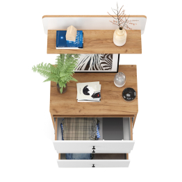 Молодёжный комод Вуди с открытой полкой