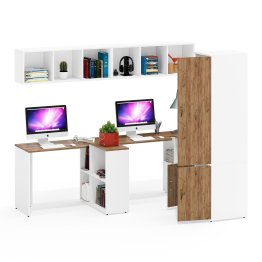 Два рабочих места из мебели серии Лидер-8 № 40