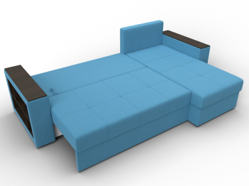 Диван угловой Дубай Лайт угол универсальный, рогожка Амур