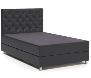 Кровать тахта Шармэль 90 с подъемным механизмом, рогожка / экокожа