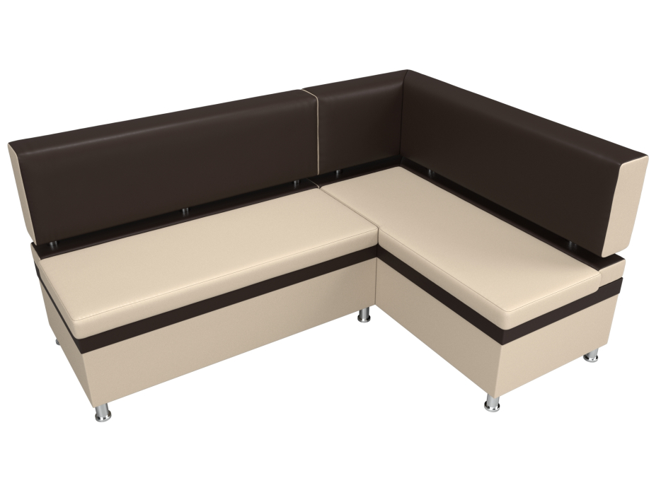 Кухонные уголки, Кухонный уголок Стайл правый угол, экокожа