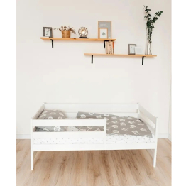 Кровать манеж ЭКО, без ящиков, белый