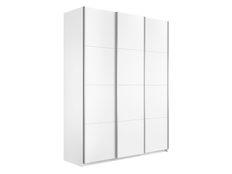Шкафы-купе 3-х дверные, Шкаф-купе Широкий Прайм 3-х дверный ДСП/Доводчики 240х57х230