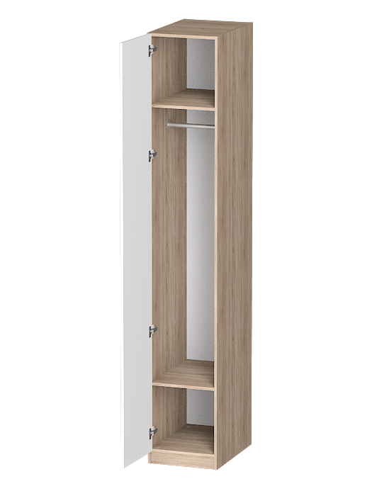 Для одежды, Распашной шкаф Лайф для одежды 40*60*240 Дуб сонома