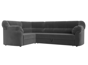 Диван угловой Карнелла левый угол, велюр