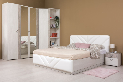 Шкаф Амели 13.133 шёлковый камень/бетон чикаго беж