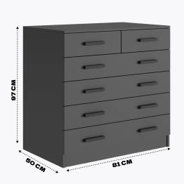 Комод Бостон  4+2 ящика