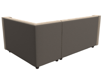 Кухонный угловой диван Лофт правый угол, велюр