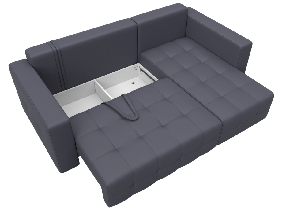 Диваны угловые в гостиную, Диван угловой Лига-075 угол универсальный, экокожа GRIFON