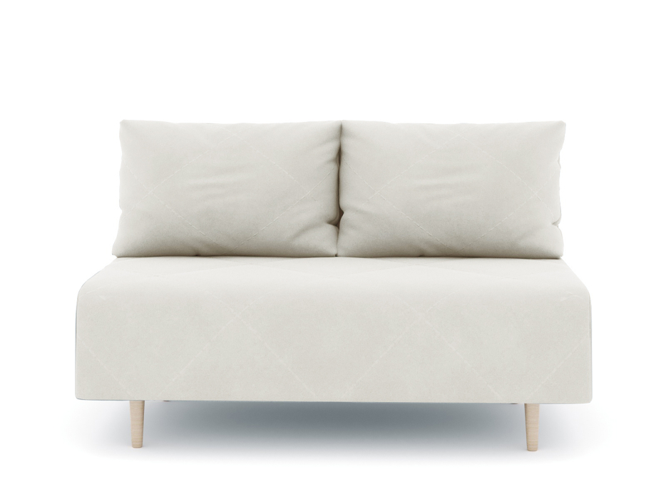 Дизайнерские диваны для гостиной, Диван прямой нераскладной Милли мини 2-х  местный без подлокотников, велюр