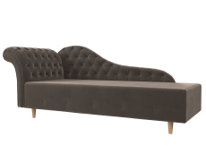 Кушетка диван, Кушетка Камерон левая, велюр