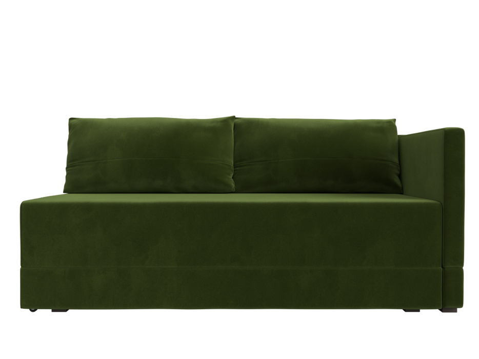 Кушетка диван, Кушетка Никас правая, микровельвет