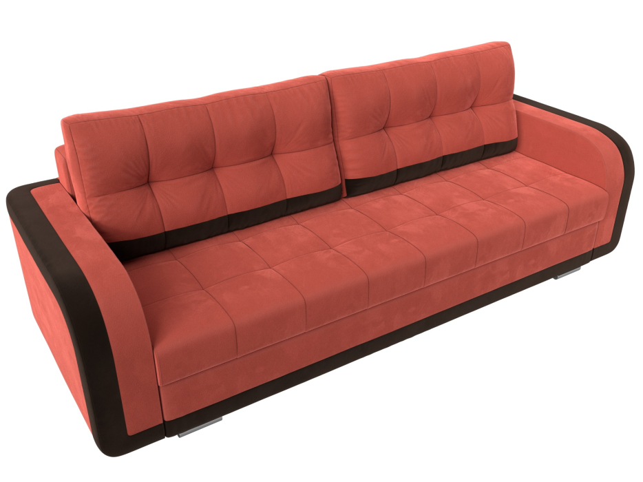 Диваны с ящиком для белья, Диван прямой Марсель, микровельвет