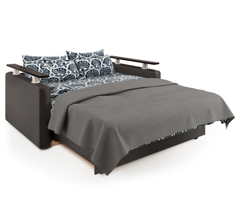 Диваны с ящиком для белья, Диван-кровать Шарм 160, корфу/ экокожа