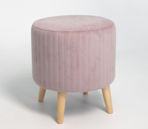 А-1 Пуф круглый стеганный (на ножках)