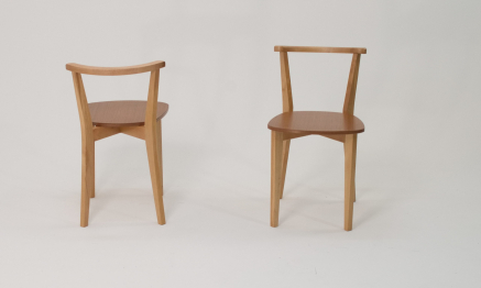 Стол Сканди К 90 натур со стульями Франк натур