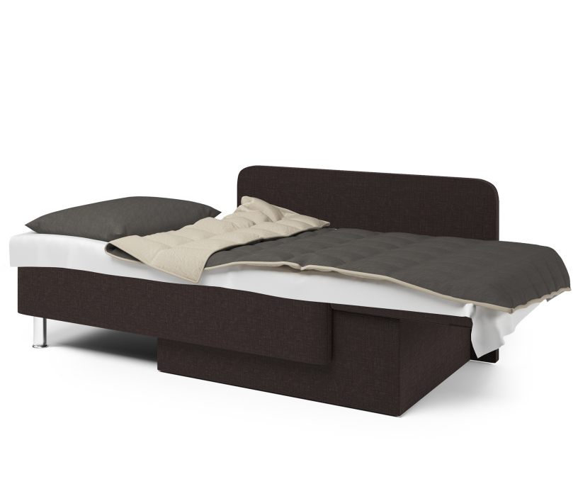 Диваны прямые кухонные, Кушетка Леон правый, рогожка