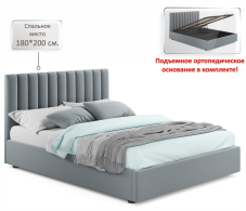 Мягкая кровать, Мягкая кровать Olivia 1800 с подъемным механизмом