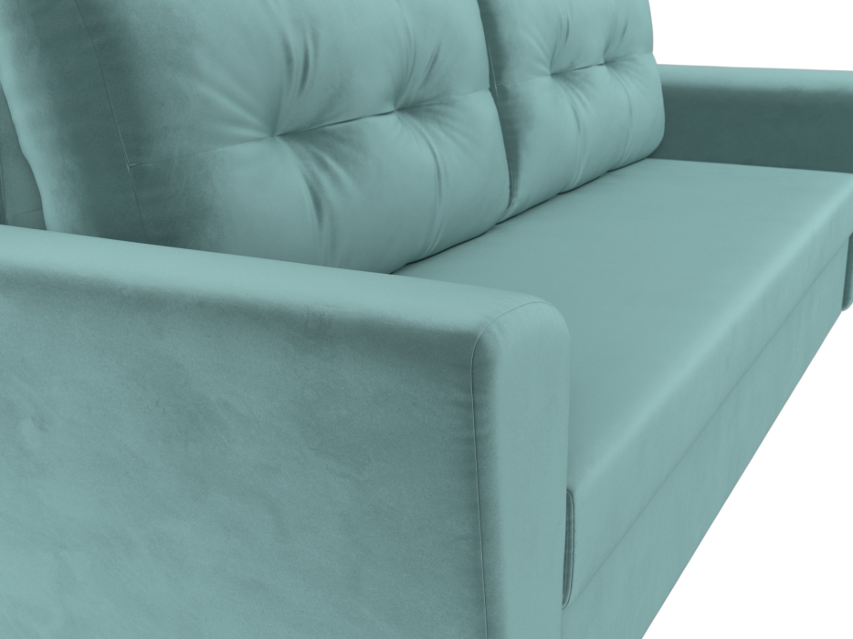 Диваны еврокнижки, Прямой диван Амстердам Лайт, велюр