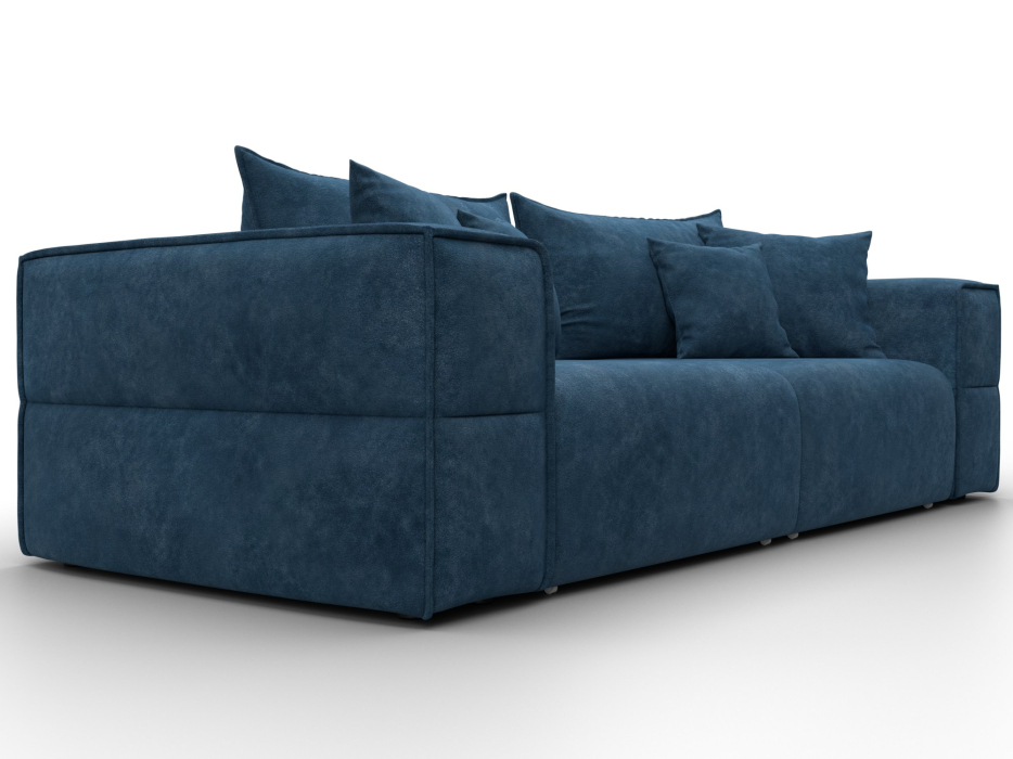 Диваны еврокнижки, Диван прямой Лига-058 НПБ, велюр BRUT