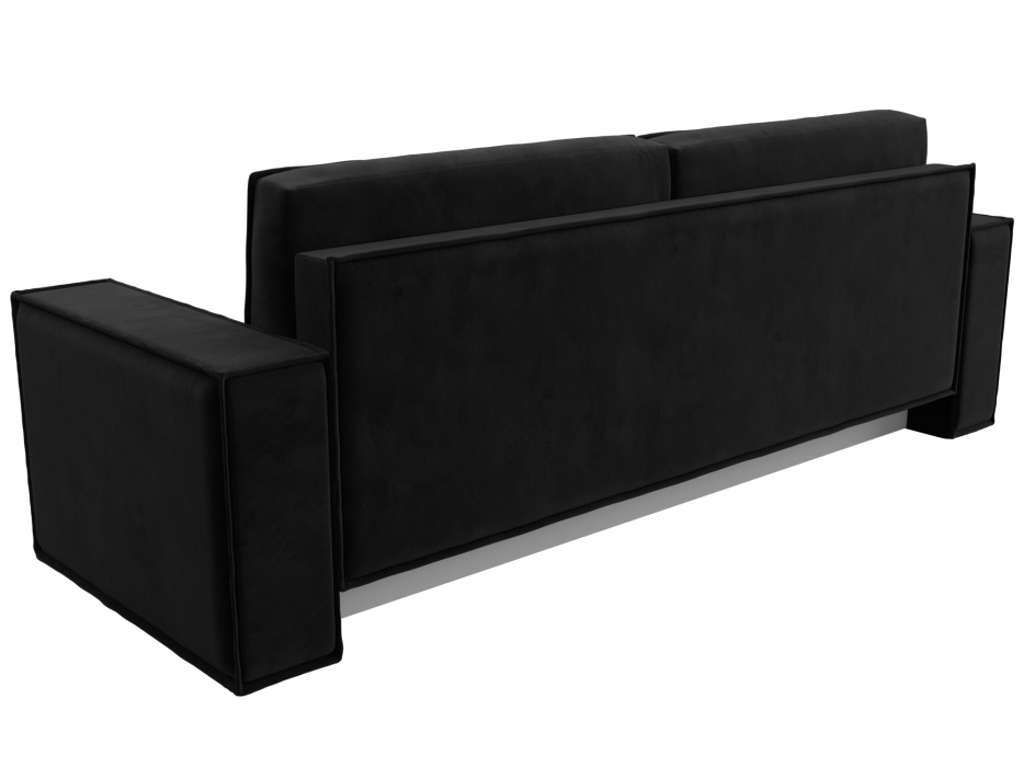 Диваны еврокнижки, Диван прямой Куба Лайт, велюр SEVEN