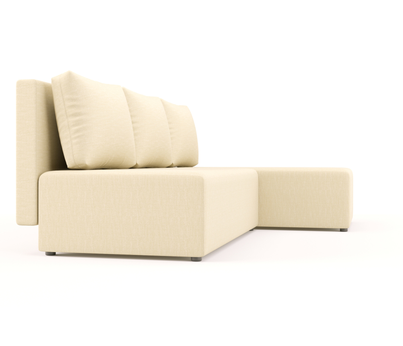 Диваны угловые в гостиную, Угловой диван-кровать Комо, рогожка