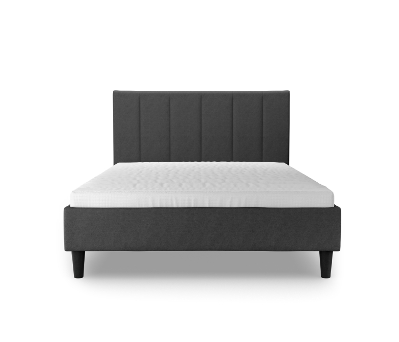 Кровати 160 см, Кровать Джейн 160х200 с кроватным основанием, велюр