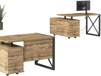 Стол рабочий универсальный Калифорния Хардвиг 1200 ЛДСП