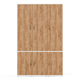 Три узких пенала для белья и верхней одежды Лидер-8 МД 21Б