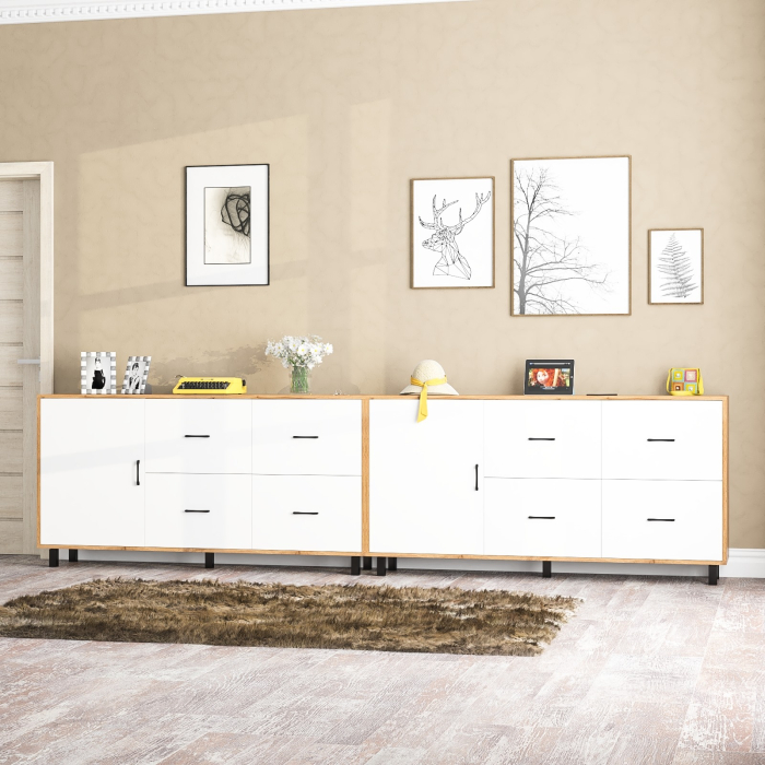 ТВ-тумбы, Два больших комода РВК 125-1704 ящики и дверка