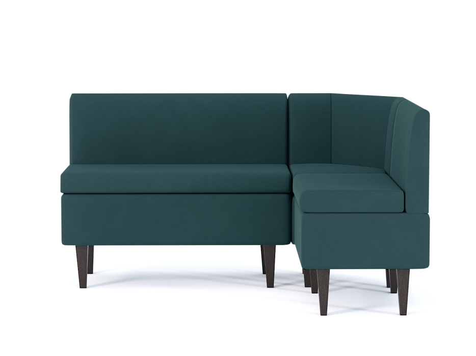 Кухонные уголки, Диван кухонный угловой Лео, велюр