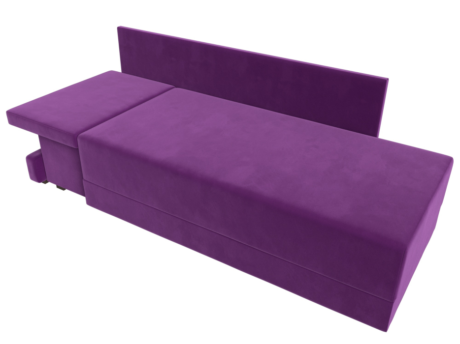 Кушетка диван, Кушетка Никас левая, микровельвет