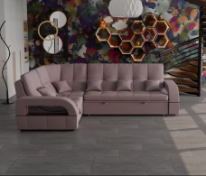 Диваны угловые в гостиную, Модульный диван Майами-3,микровелюр,антивандальная и водостойкая ткань,венеция