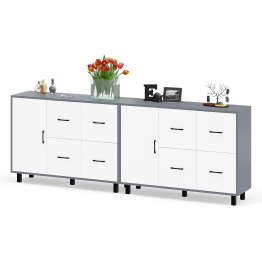 Два комода РВК 125-1204 с дверкой и 4-мя ящиками