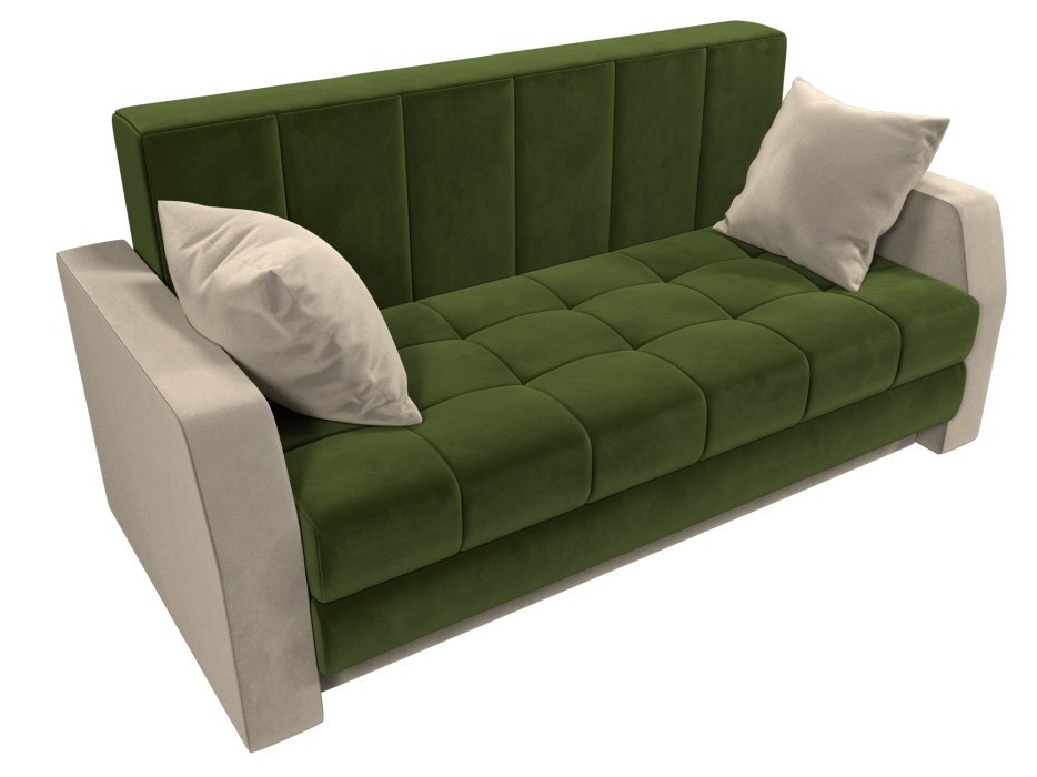 Диваны кровати со спальным местом, Диван прямой Малютка, микровельвет