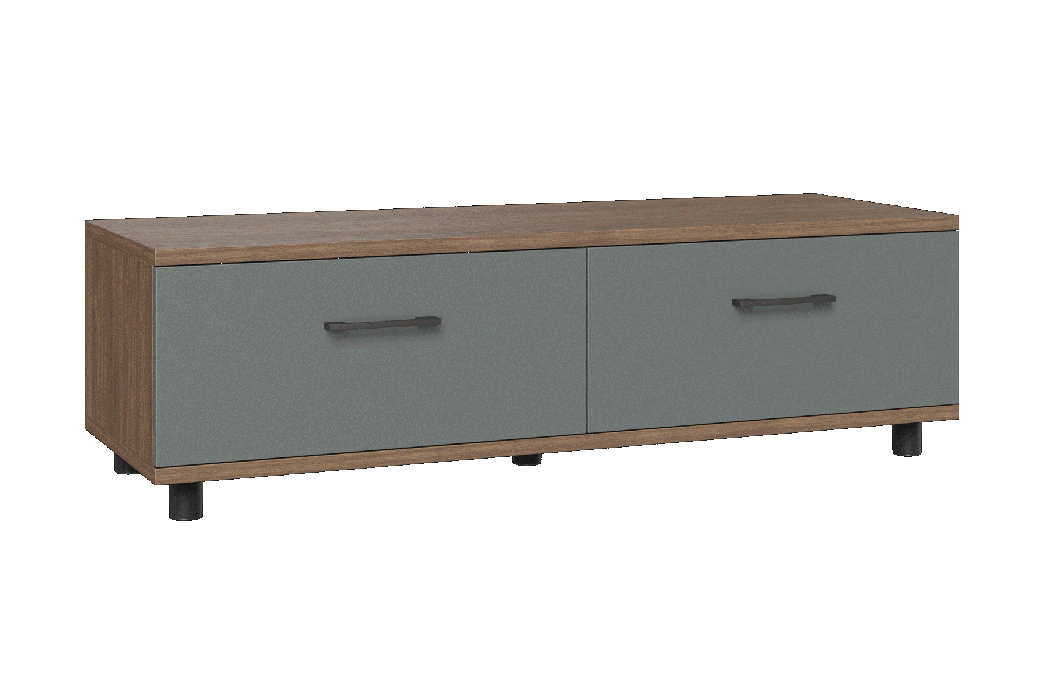 ТВ-тумбы, Модульная система Грейс Тумба ТБ-5073  Гикори Джексон Темный