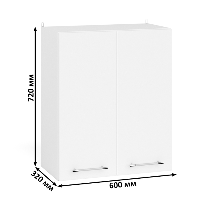 Навесные, Шкаф навесной кухонный 60 см. Мебель 24 ШВ600