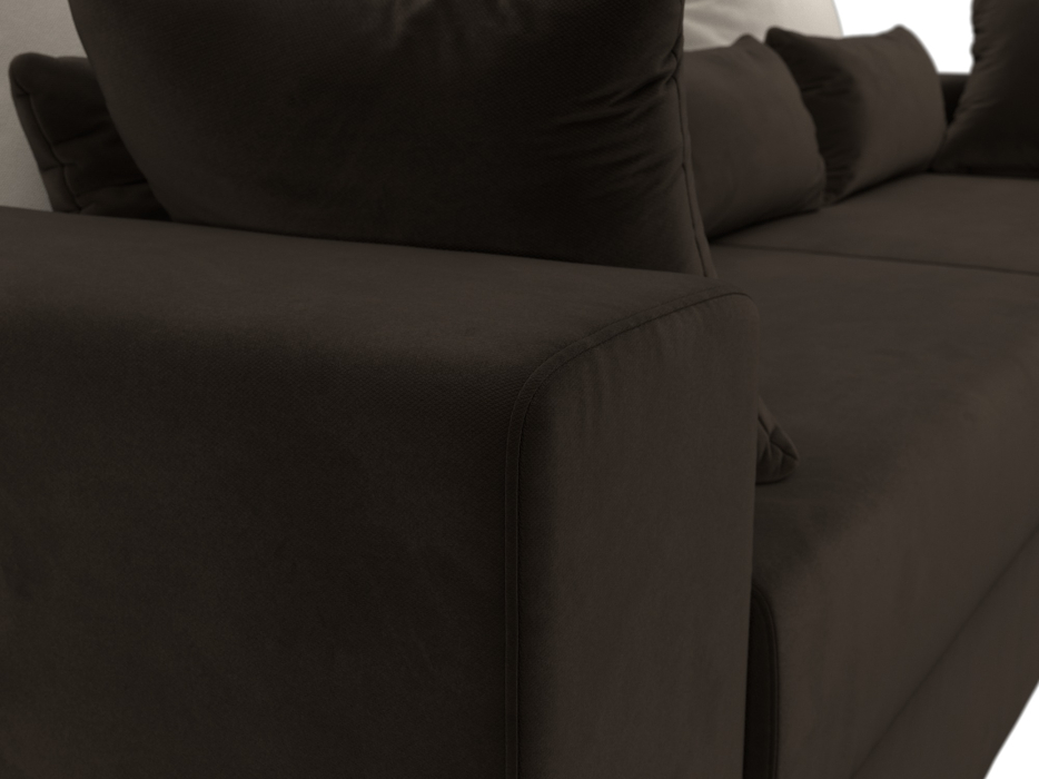 Диваны выкатные, Диван прямой Майами, микровельвет