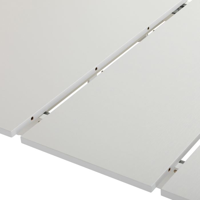 Обеденные столы, Стол раздвижной Leset Флоу 1Р опора белая, Металл Белый